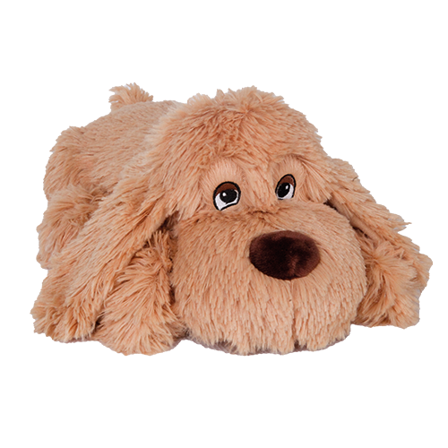 WAFZ Puppy Buddy knuffel met los pulserend hartje en warmtezakje